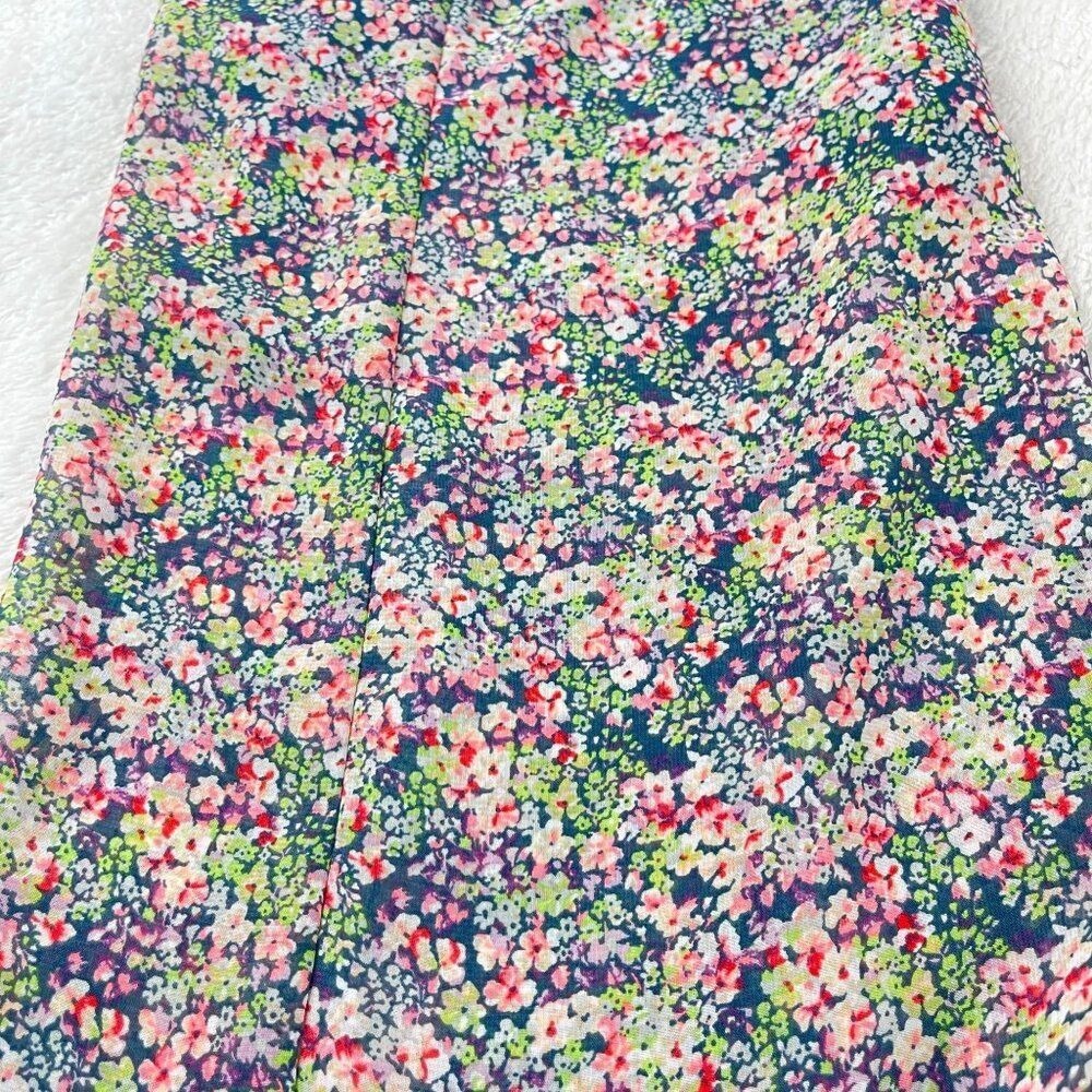 Princess Vera Wang Ditsy Floral Skirt Womens M Blue High Low Fairycore Cottage - Picture 13 of 13